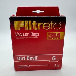 Filtrete 3M Dirt Devil G Vacuum Bags Bolsas Aspiradora 65704 Corded Hand‎ Vacs